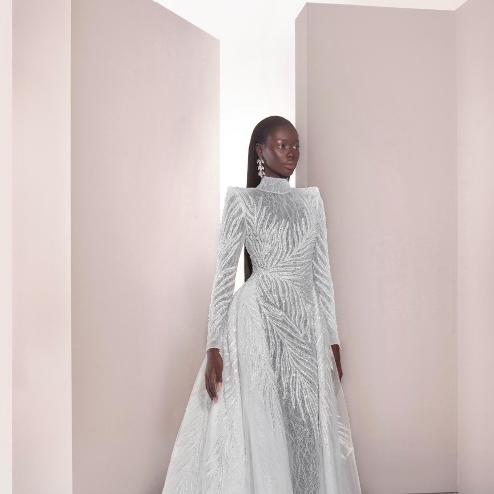 أجمل تصاميم فساتين الزفاف