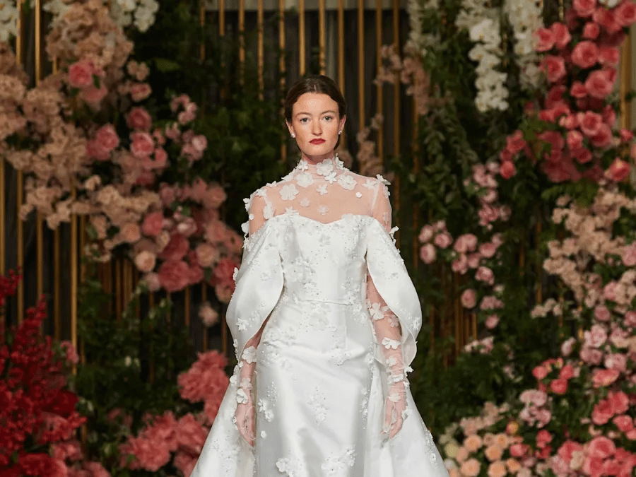 فساتين الزفاف المحتشمة تسيطر على مجموعات خريف وشتاء 2024-2025