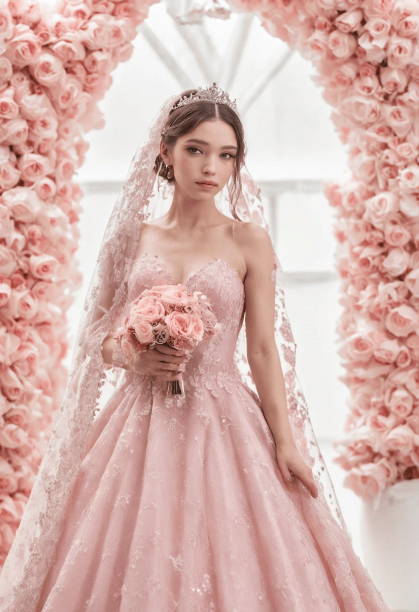 فساتين الزفاف الملونة