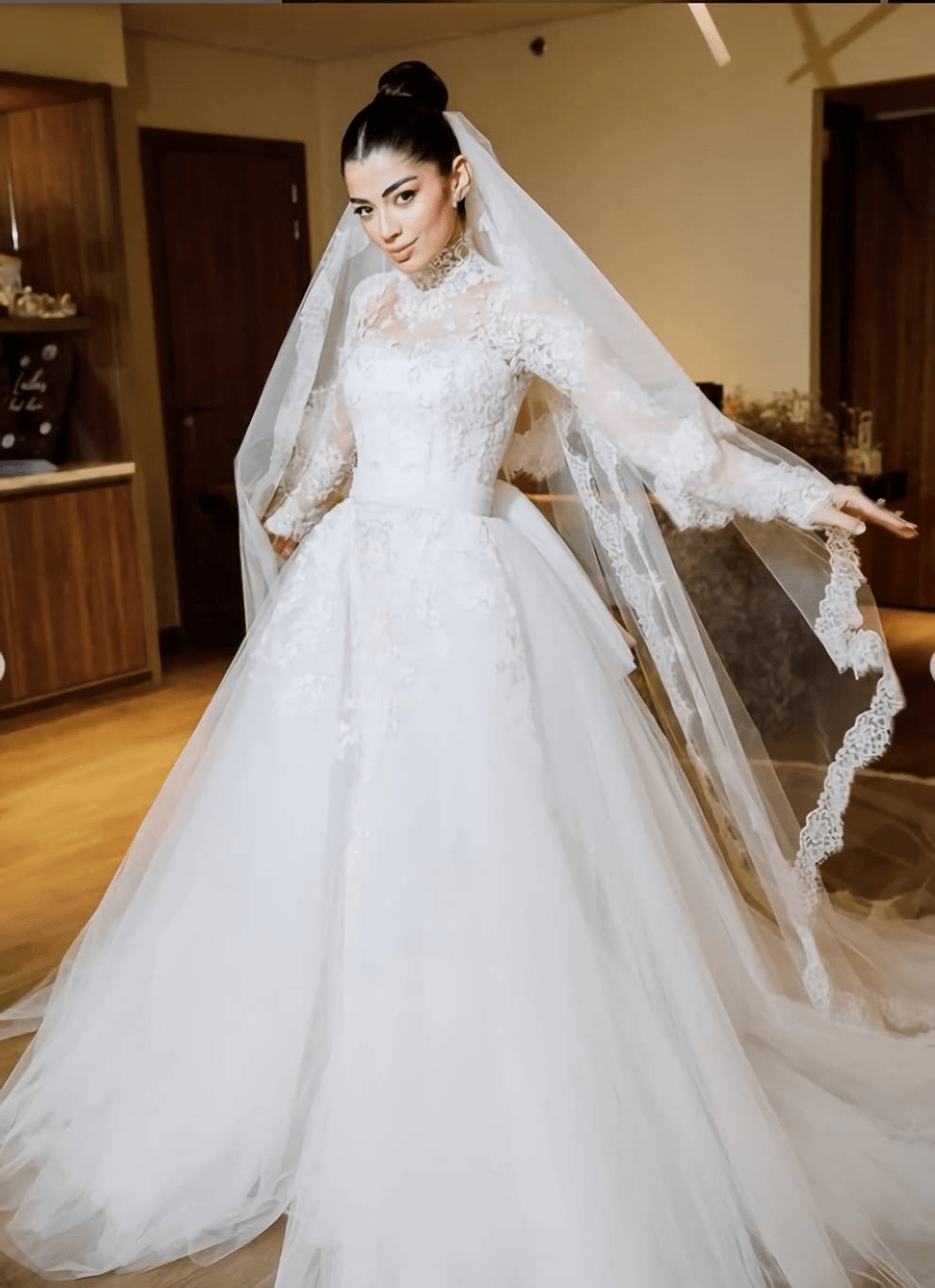 زفاف ليلى زاهر