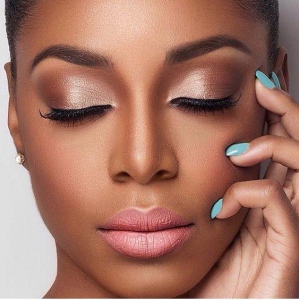 مكياج عرائس البشرة السمراء 