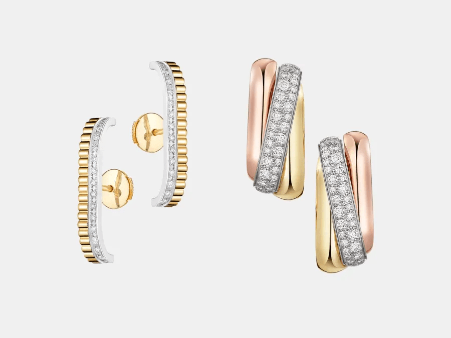 أقراط ذهبية عصرية بتصاميم لا مثيل لها لإطلالاتك النهارية